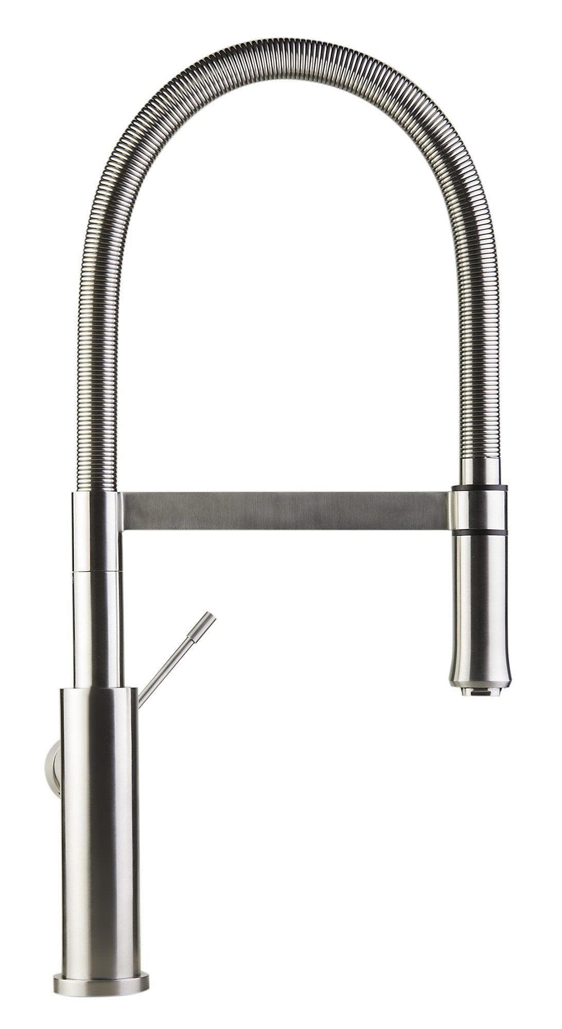 ALFI brand AB2015 Brushed Gooseneck Single Hole Faucet-DirectSinks