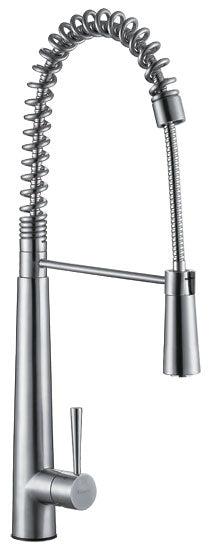 ALFI brand AB2039 Solid Stainless Steel Commercial Spring Kitchen Faucet-DirectSinks
