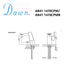Dawn Single Lever Lavatory Faucet-Bathroom Faucets Fast Shipping at DirectSinks.