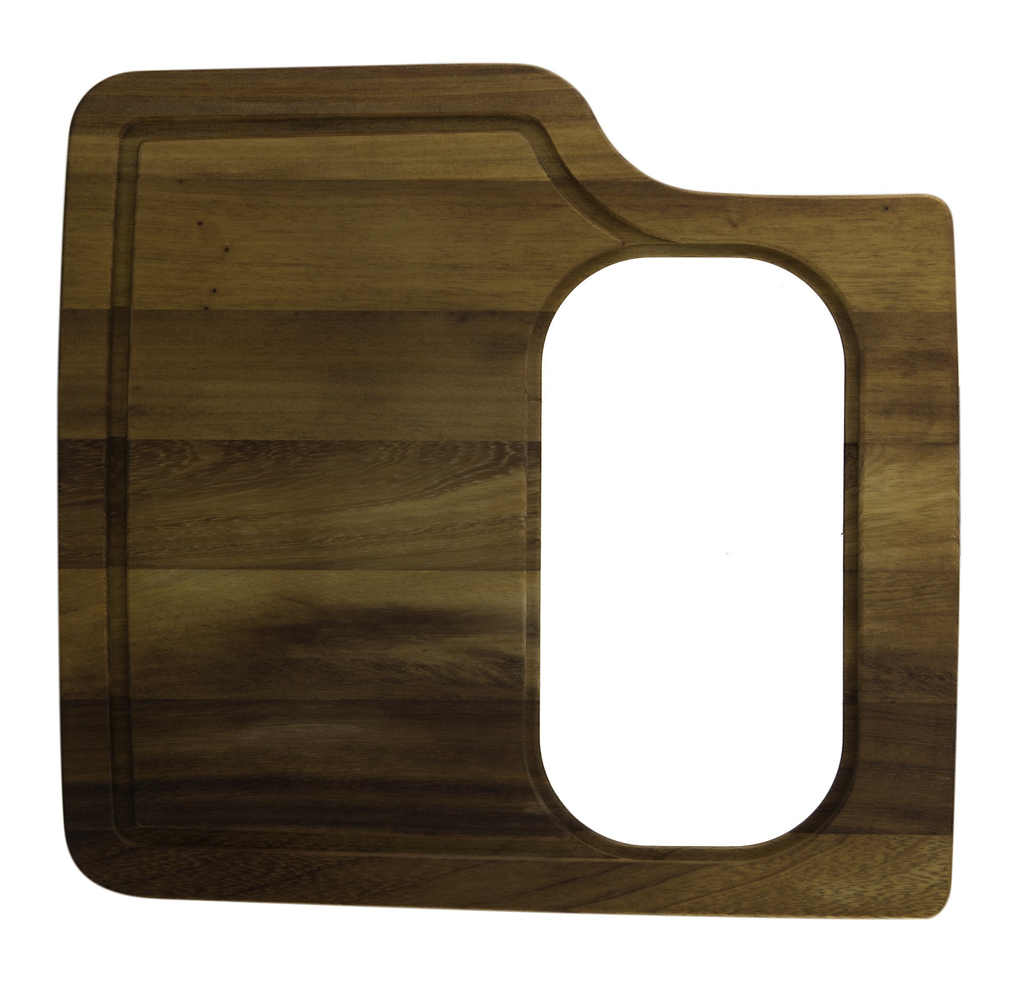 Ab50Wcb Rectangular Wood Cutting Board With Hole For Ab3520Di-DirectSinks