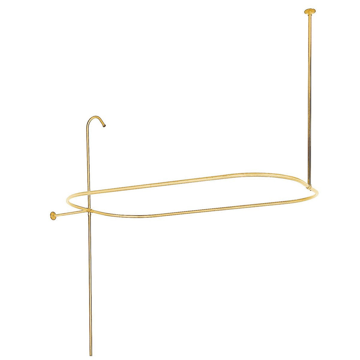 Kingston Brass Vintage Shower Ring and Riser Combination-Bathroom Accessories-Free Shipping-Directsinks.