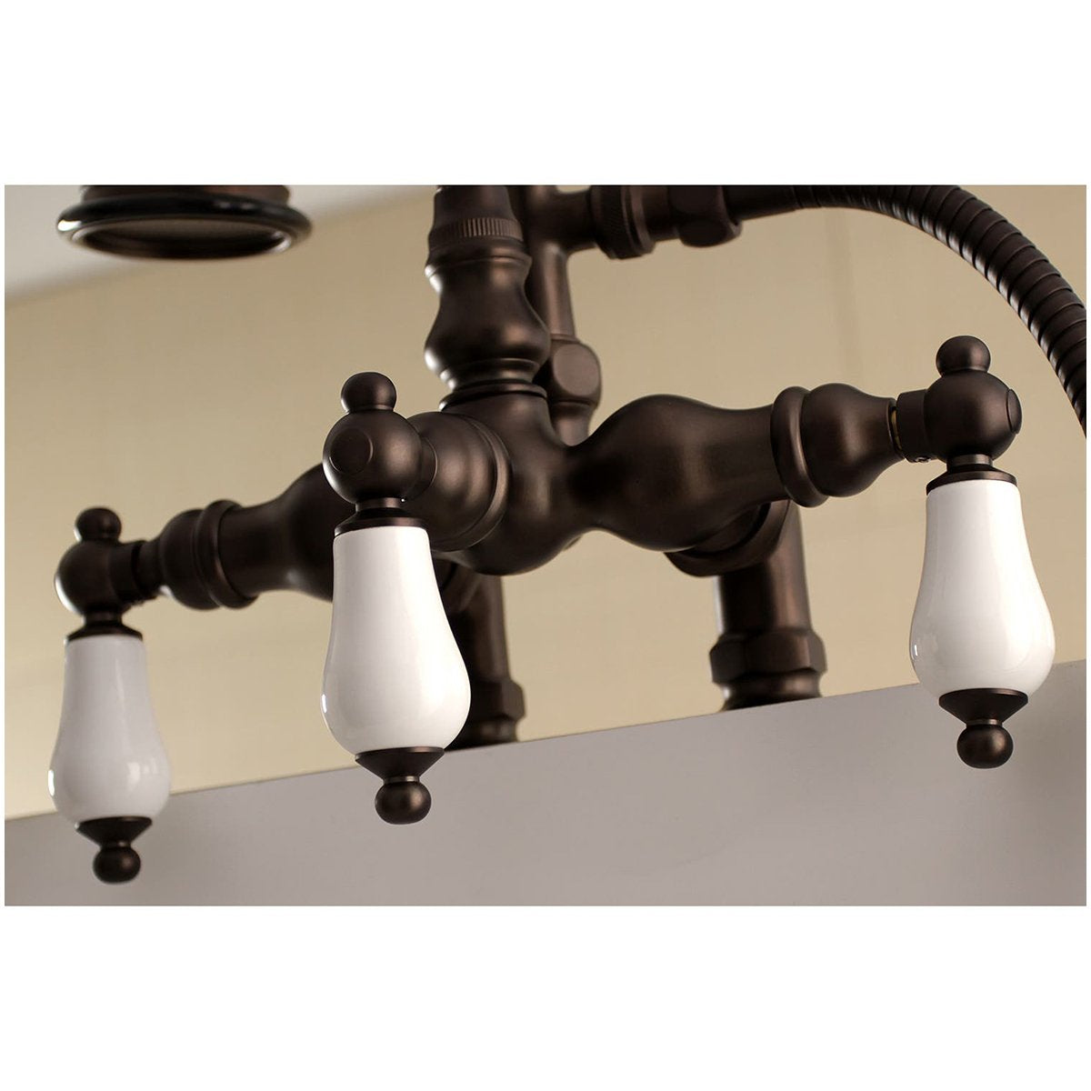 Aqua Vintage AE15TX-P Clawfoot Tub Faucet with Hand Shower