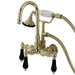 Kingston Brass Aqua Eden Restoration Onyx Wall Mount Clawfoot Tub Faucet-Tub Faucets-Free Shipping-Directsinks.