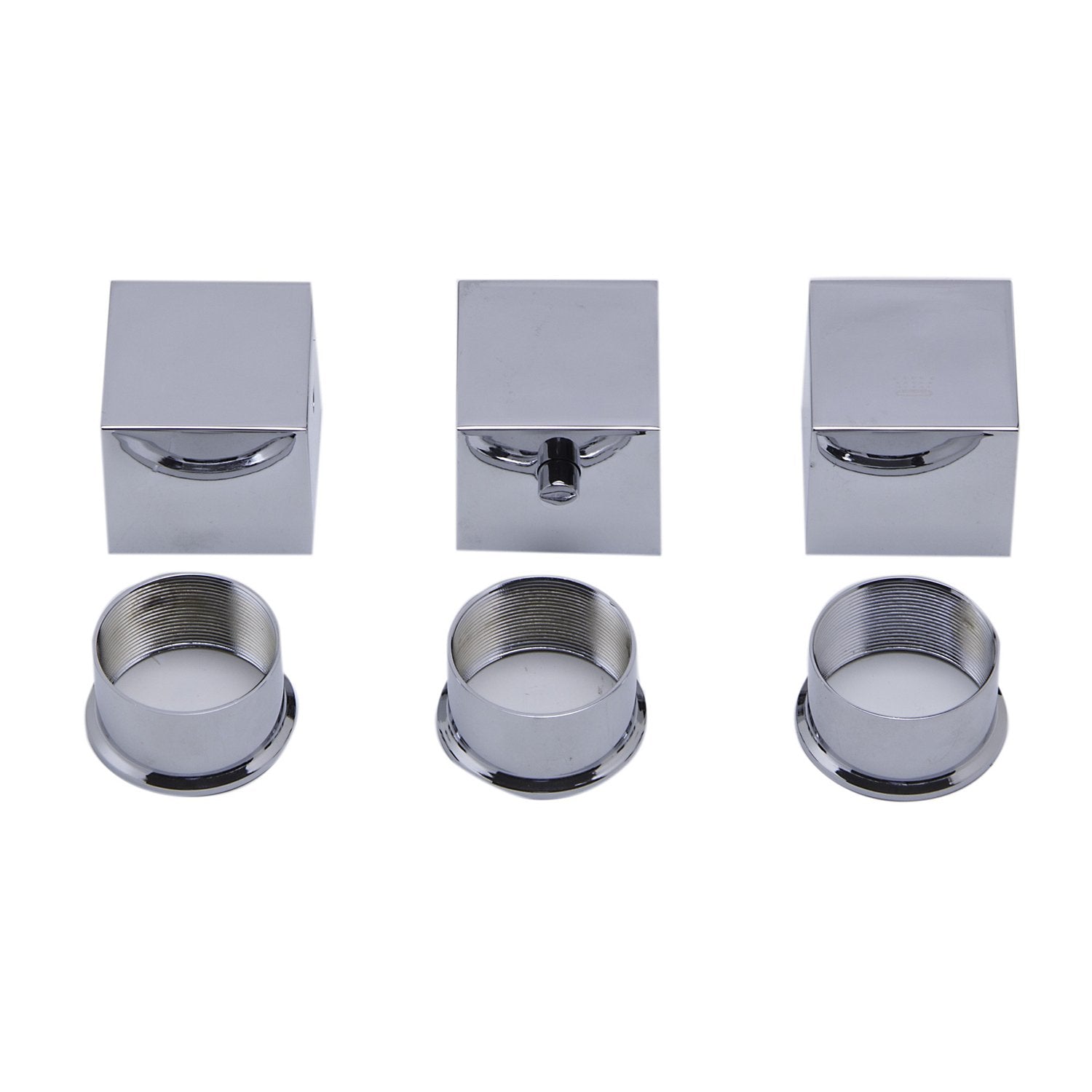ALFI AB2801 Concealed 3-Way Thermostatic Valve Shower Mixer Square Knobs