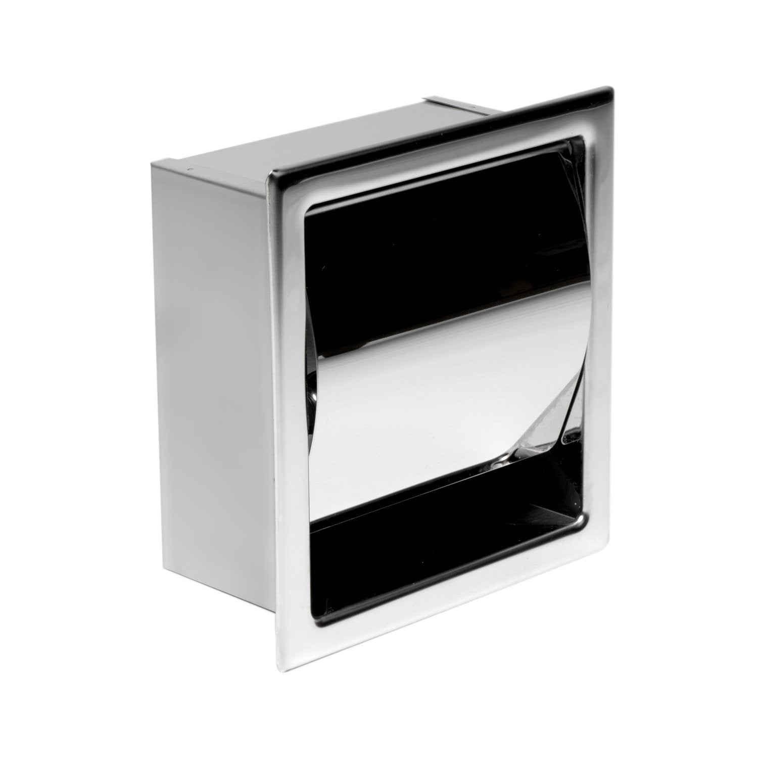 ALFI ABTP77 Recessed Toilet Paper Holder with Cover