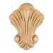 Hardware Resources 3-1/4" x 5/8" x 4-3/8" Hard Maple Shell Applique-DirectSinks