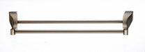 Topknobs AQ7BB 18" Double Towel Bar in Brushed Bronze-DirectSinks