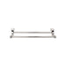 Top Knobs Aqua Bath Towel Bar Double-DirectSinks