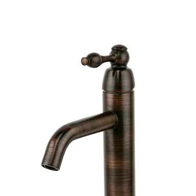 Premier Copper Products Single Handle Bathroom Vessel Faucet in Oil Rubbed Bronze-DirectSinks