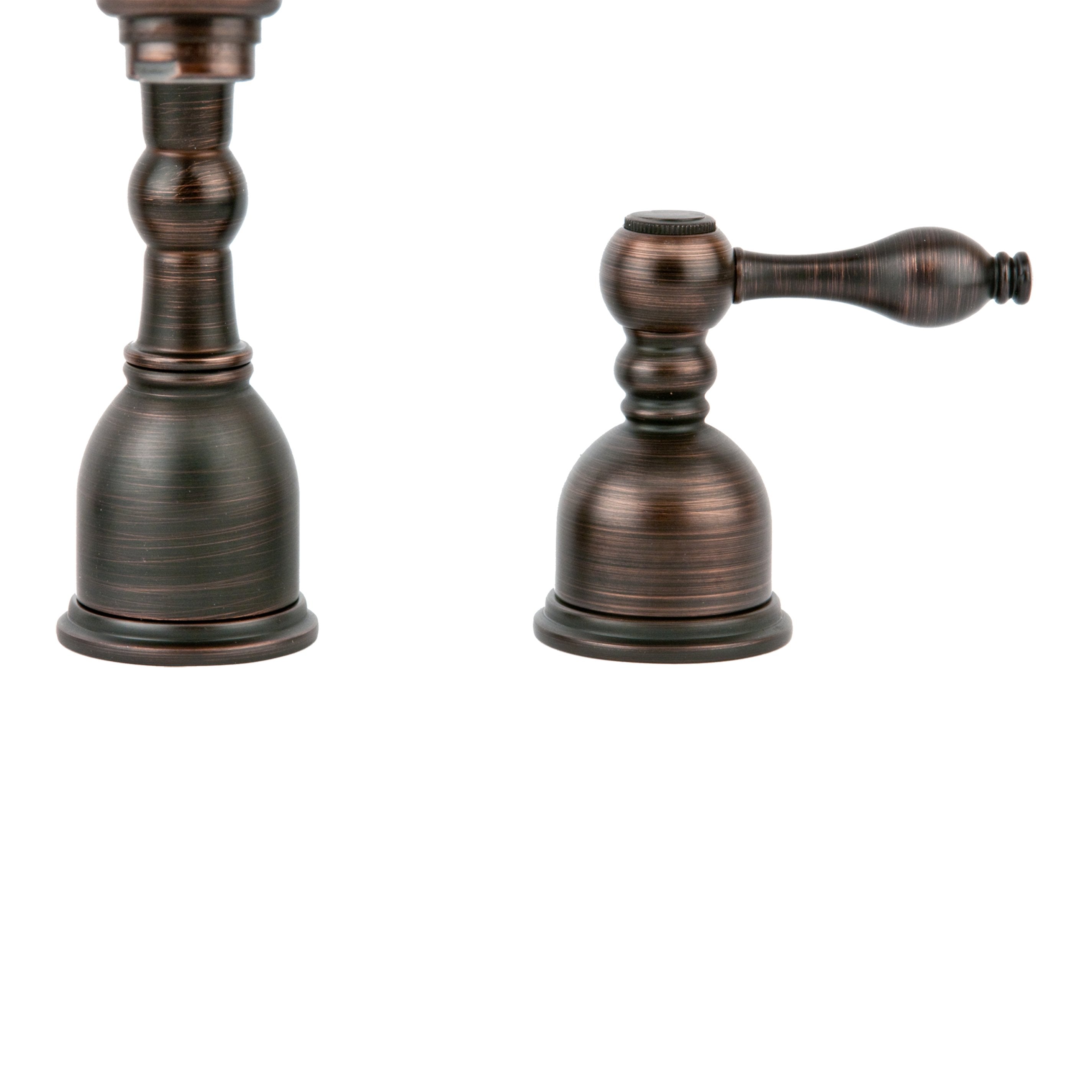 Premier Copper Products Widespread Bathroom Faucet in Oil Rubbed Bronze-DirectSinks