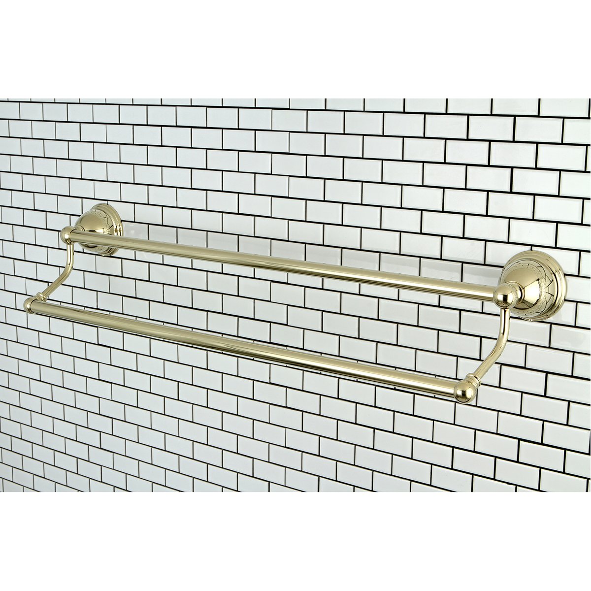 Kingston Brass Restoration 24" Dual Towel Bar-Bathroom Accessories-Free Shipping-Directsinks.