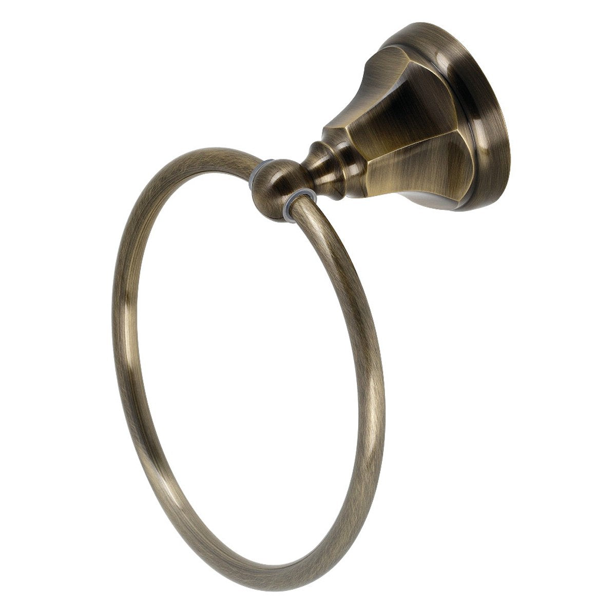Kingston Brass Metropolitan 6-Inch Towel Ring in Antique Brass