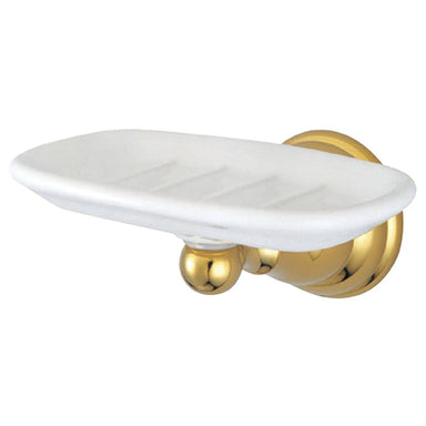 Kingston Brass BA5565PB Royale Wall-Mount Soap Dish in Polished Brass-Bathroom Accessories-Free Shipping-Directsinks.