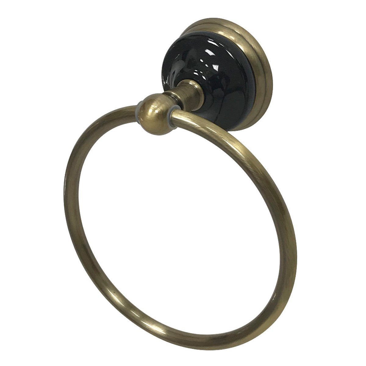 Kingston Brass Water Onyx 6-Inch Towel Ring