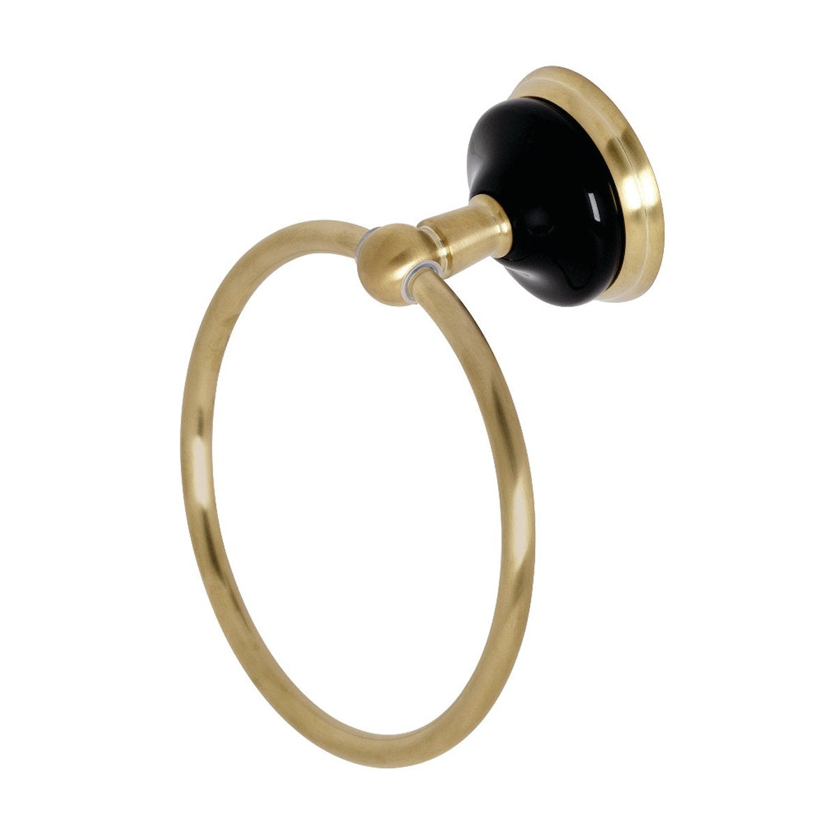 Kingston Brass Water Onyx 6-Inch Towel Ring