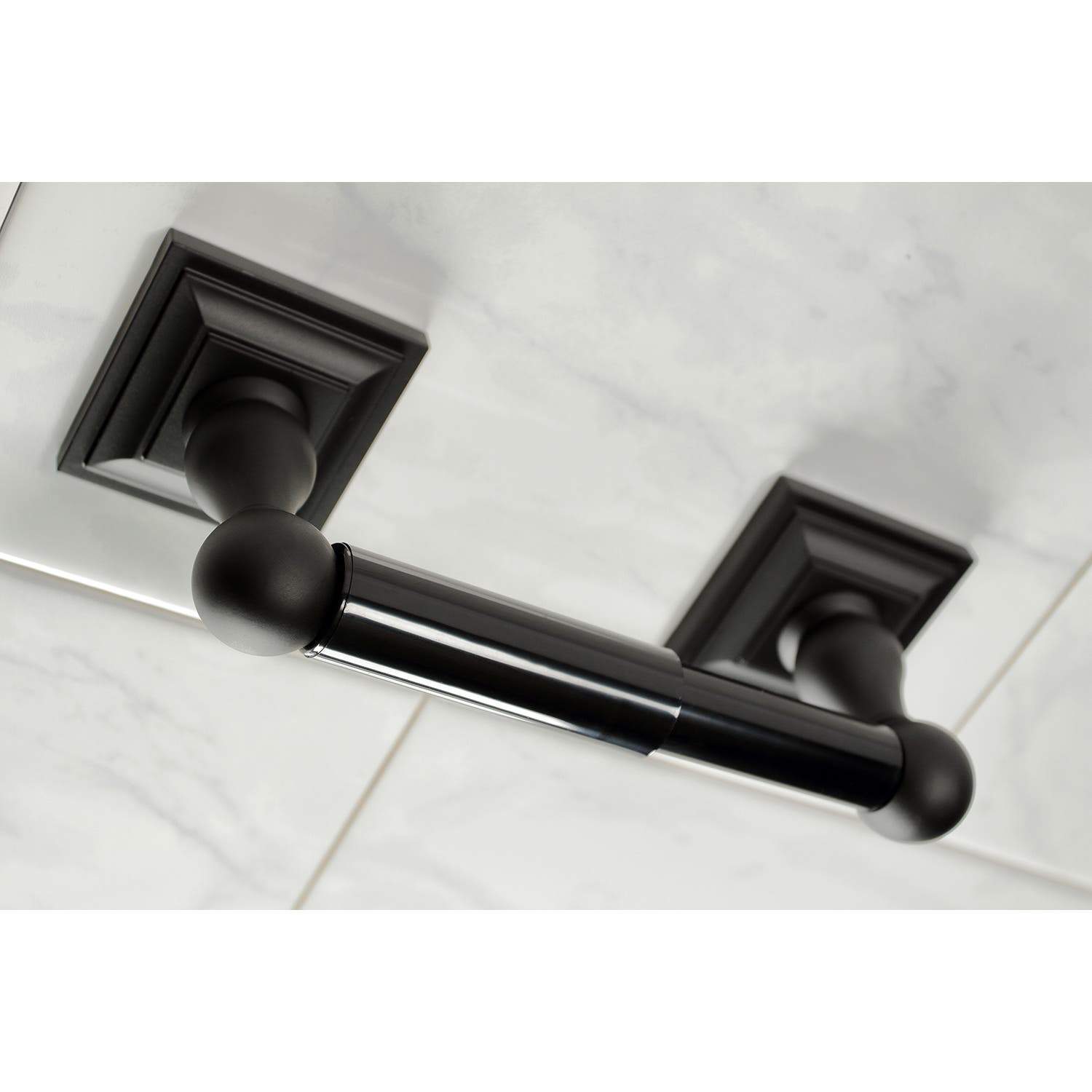 Kingston Brass Serano 5-Piece Bathroom Accessory Set in Black