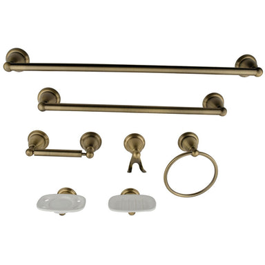 Kingston Brass Heritage 7 Piece Bathroom Accessory Set-Bathroom Accessories-Free Shipping-Directsinks.