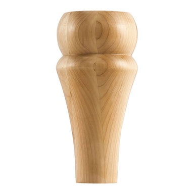 Hardware Resources 3" Round Rubberwood Contemporary Bun Foot-DirectSinks