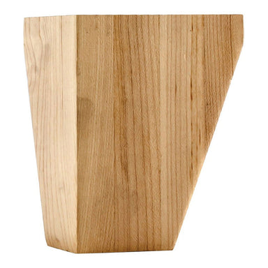 Hardware Resources 3-1/2" x 4-1/2" Alder Shaker Transitional Bun Foot-DirectSinks