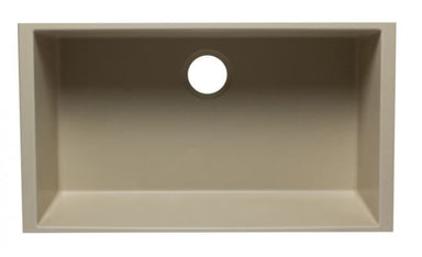 ALFI brand AB3322UM 33" Single Bowl Undermount Granite Composite Kitchen Sink-DirectSinks