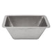 Premier Copper Products Rectangle Copper Prep Sink in Nickel with 3.5" Drain Size-DirectSinks