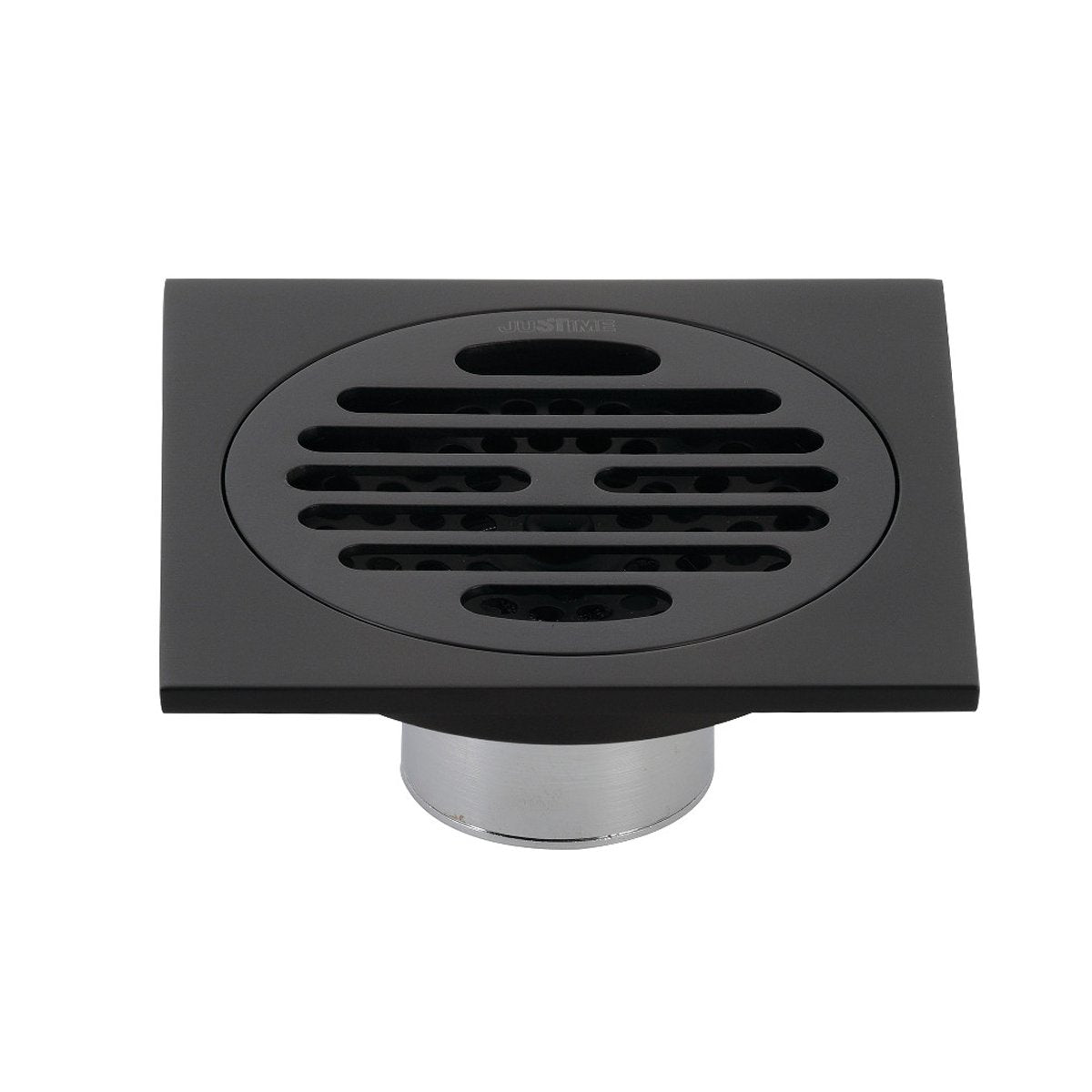 Kingston Brass Watercourse Symmetric 4" Square Grid Shower Drain