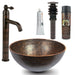 Premier Copper Products - BSP1_PV13RDB Vessel Sink, Faucet and Accessories Package-DirectSinks