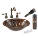 Premier Copper Products - BSP2_LO19RSBDB Bathroom Sink, Faucet and Accessories Package-DirectSinks