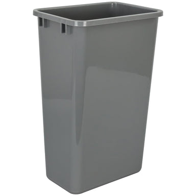 Hardware Resources Gray 50 Quart Plastic Waste Container-DirectSinks