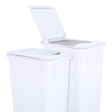 Hardware Resources Lid for 50-Quart Plastic Waste Container in White-DirectSinks