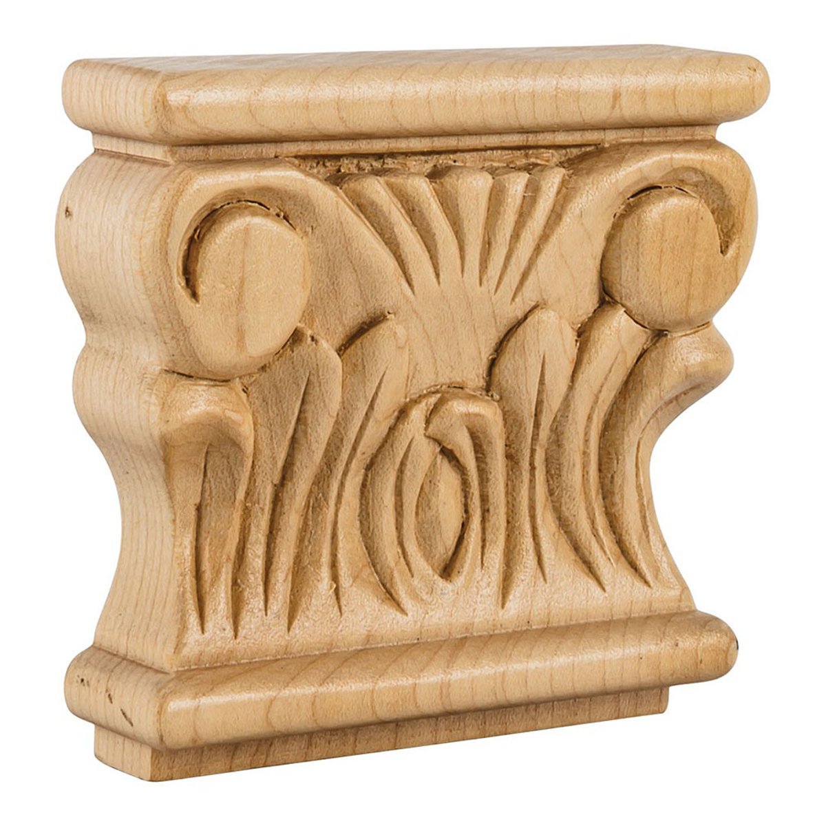 Hardware Resources Rubberwood Acanthus Traditional Capital-DirectSinks