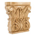 Hardware Resources 6" x 6" x 1-1/2" Cherry Acanthus Traditional Capital-DirectSinks