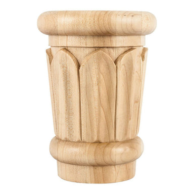 Hardware Resources 5-7/8" x 4-7/16" x 2-3/16" Hard Maple Reed Traditional Capital-DirectSinks