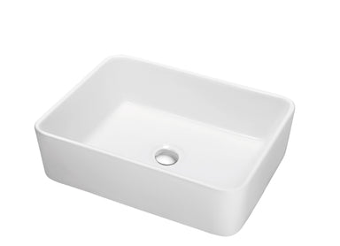 CASN109009A Ceramic Rectangular Vessel Bathroom Sink