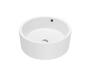 Dawn Vessel Above-Counter Cylinder Ceramic Art Basin with Overflow-Bathroom Sinks Fast Shipping at DirectSinks.