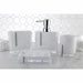 Kingston Brass Krystal Bathware Reef 4-Piece Bath Accessory Set-Bathroom Accessories-Free Shipping-Directsinks.