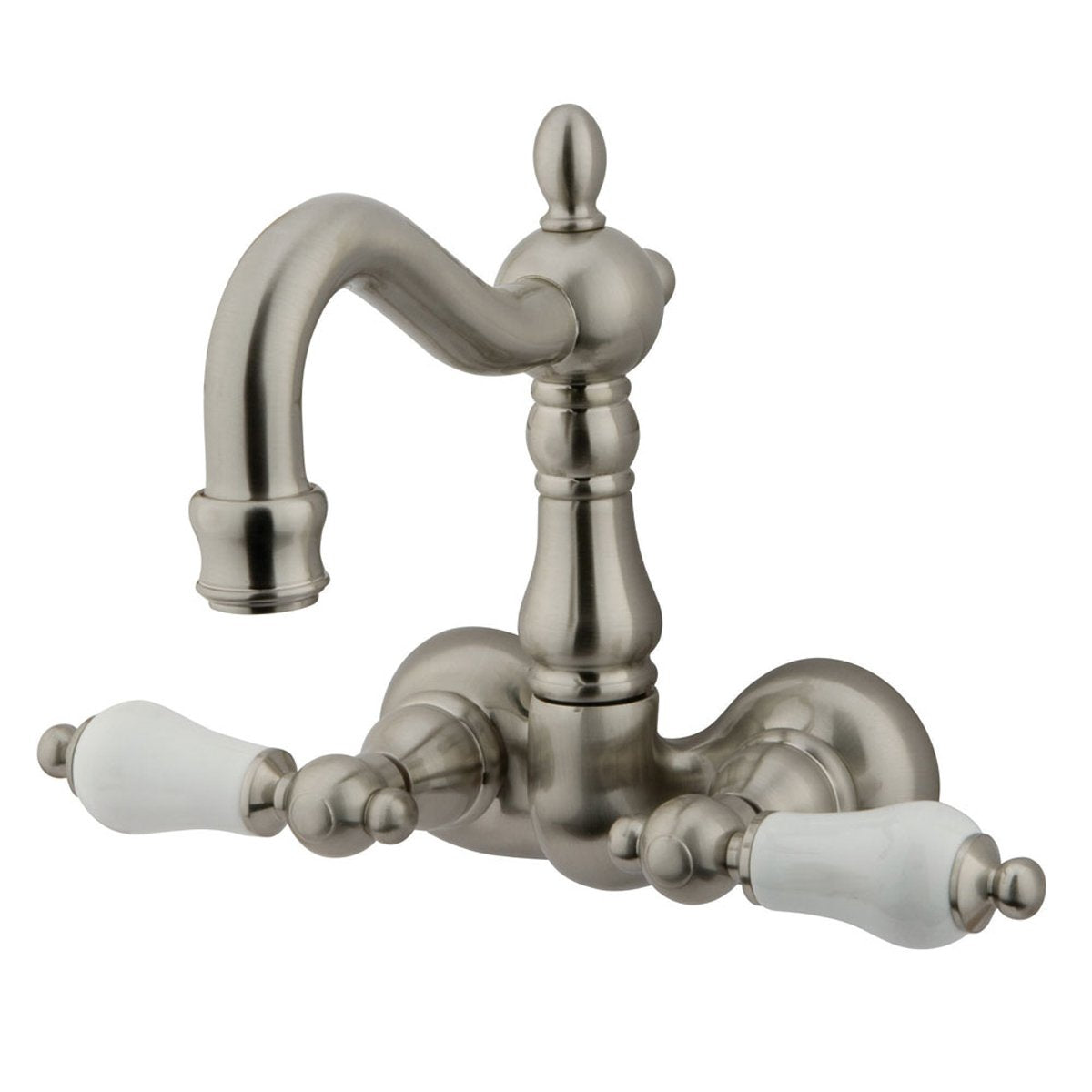 Kingston Brass Vintage Classic 3-3/8" Wall Mount Clawfoot Tub Filler-Tub Faucets-Free Shipping-Directsinks.