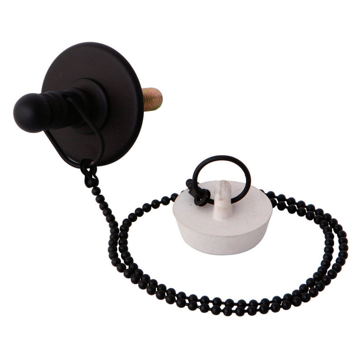 Kingston Brass Rubber Stopper Chain and Attachment for CC1005 in Oil Rubbed Bronze