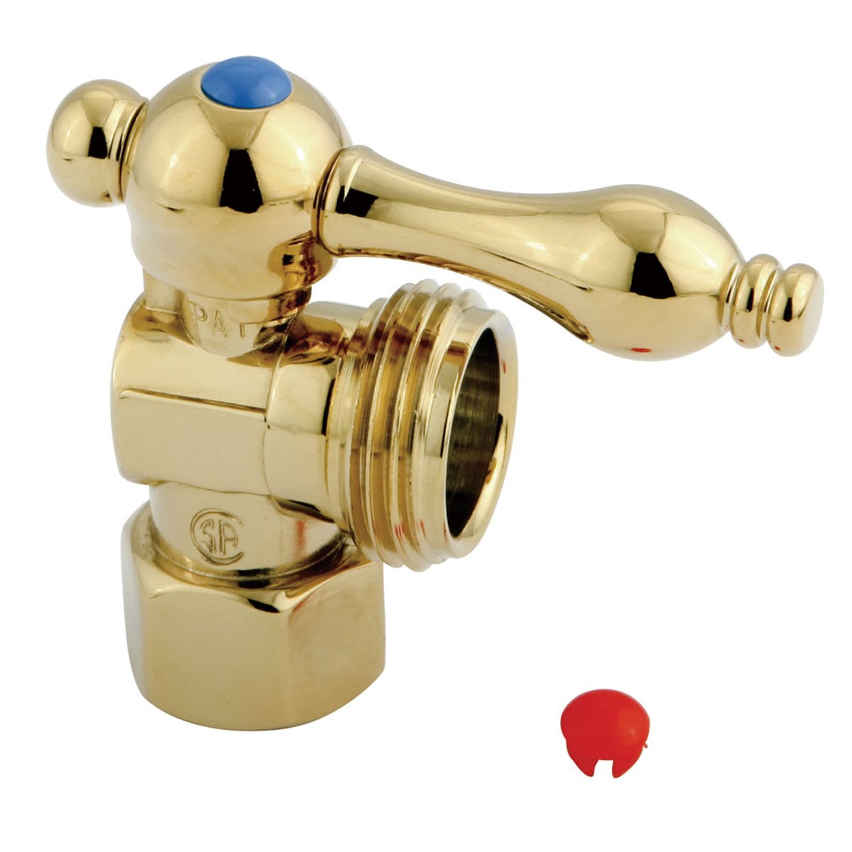 Kingston Brass Vintage Angle Stop with 1/2" IPS x 3/4" Hose Thread-Bathroom Accessories-Free Shipping-Directsinks.