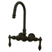 Kingston Brass Vintage 3-3/8" Clawfoot Wall Mount Tub Filler-Tub Faucets-Free Shipping-Directsinks.