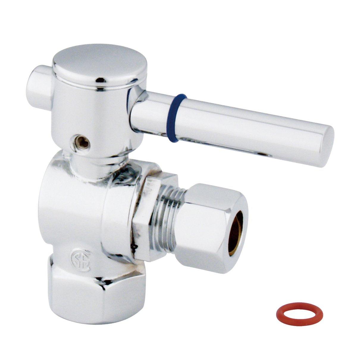 Kingston Brass Concord Angle Stop with 3/8" IPS x 3/8" OD Compression-Bathroom Accessories-Free Shipping-Directsinks.