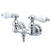 Kingston Brass Vintage Wall Mount 3-3/8" Centers Clawfoot Tub Filler-Tub Faucets-Free Shipping-Directsinks.