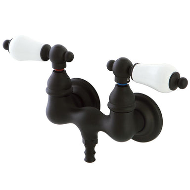 Kingston Brass CC35T5 Vintage 3-3/8" Wall Mount Tub Filler in Oil Rubbed Bronze-Tub Faucets-Free Shipping-Directsinks.