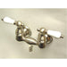 Kingston Brass Vintage 3-3/8" Centers Brass Wall Mount Clawfoot Tub Filler-Tub Faucets-Free Shipping-Directsinks.