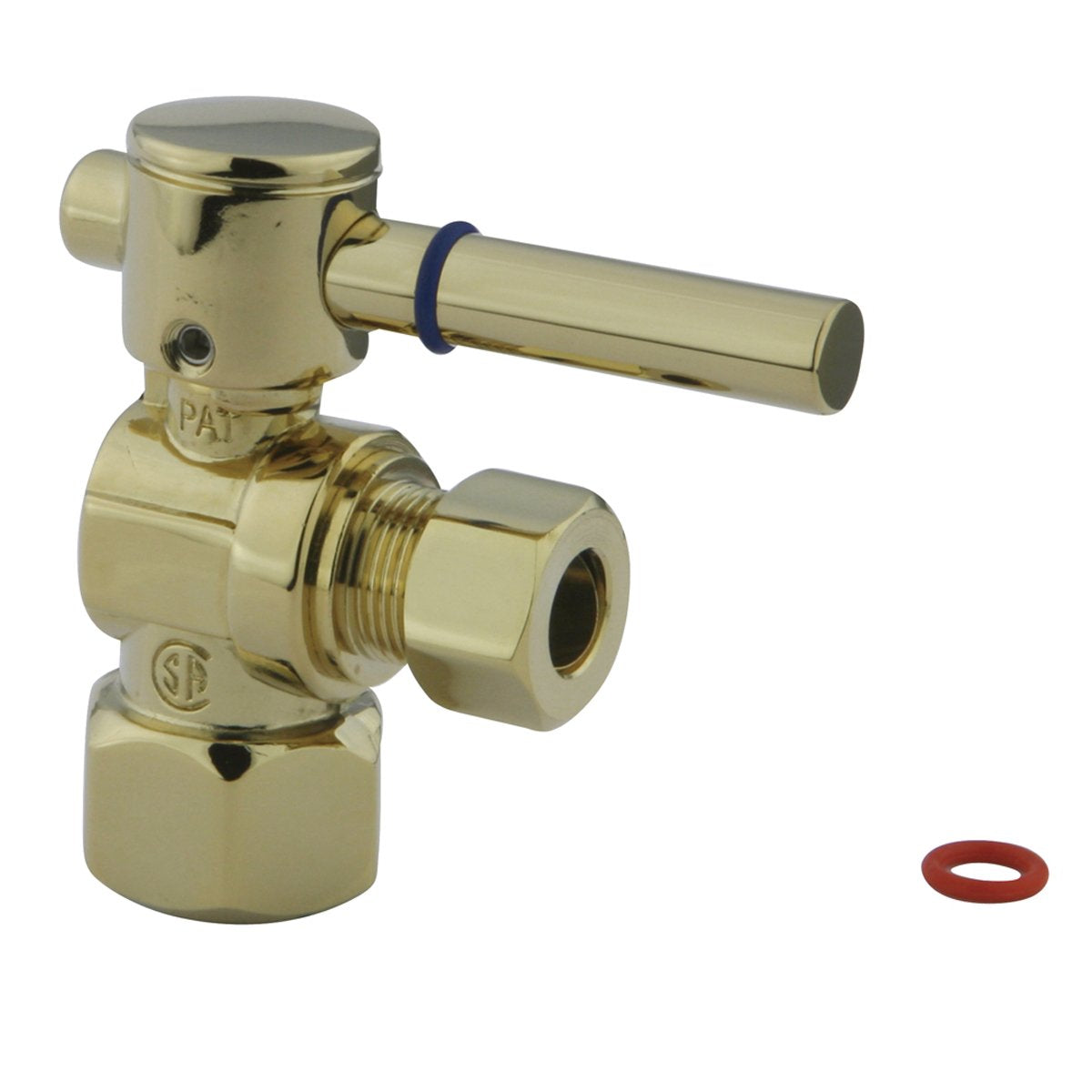 Kingston Brass Concord Angle Stop with 1/2" IPS x 3/8" OD Compression-Bathroom Accessories-Free Shipping-Directsinks.