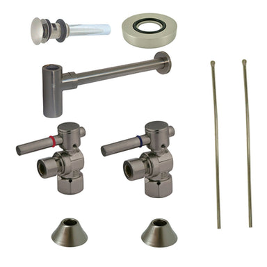 Kingston Brass Trimscape Plumbing Sink Trim Kit with Bottle Trap for Vessel Sink with Overflow Hole-Bathroom Accessories-Free Shipping-Directsinks.