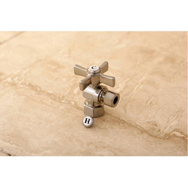 Kingston Brass Millennium 1/2" FIP x 3/8" OD Compression Angle Valve-Bathroom Accessories-Free Shipping-Directsinks.