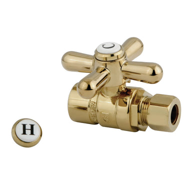Kingston Brass Vintage Straight Stop with 1/2" Sweat x 3/8" OD Compression-Bathroom Accessories-Free Shipping-Directsinks.