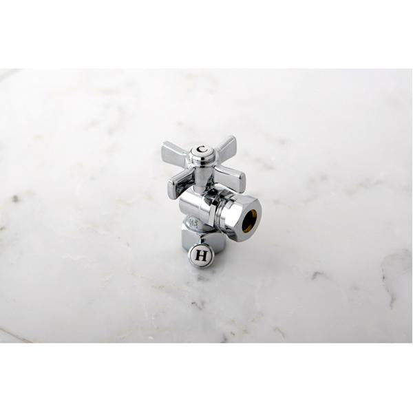 Kingston Brass Millennium 1/2" FIP x 1/2" or 7/16" Slip Joint Angle Valve-Bathroom Accessories-Free Shipping-Directsinks.