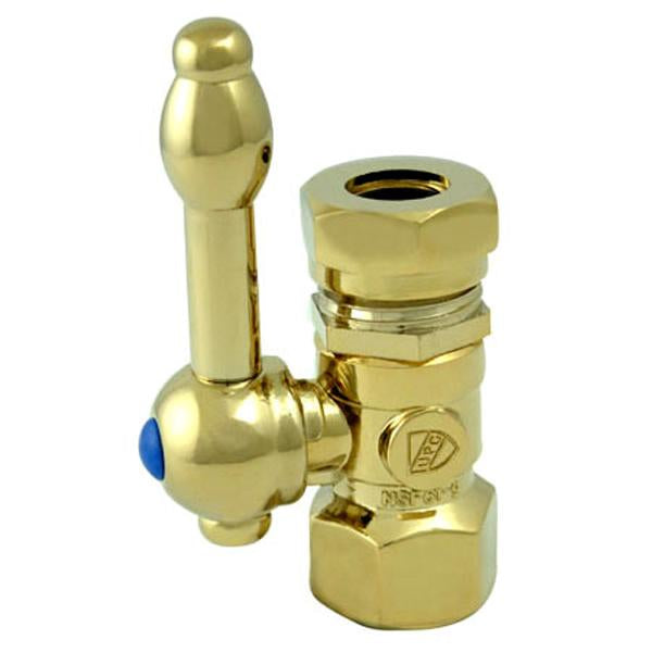 Kingston Brass Vintage Straight Stop with 1/2" IPS x 1/2" or 7/16" Slip Joint-Bathroom Accessories-Free Shipping-Directsinks.